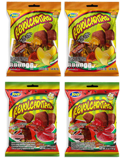Jovy Revolcaditas Sweet & Spicy Hard Candy Variety 6 oz 2 Pack product image at Pops Trading Company