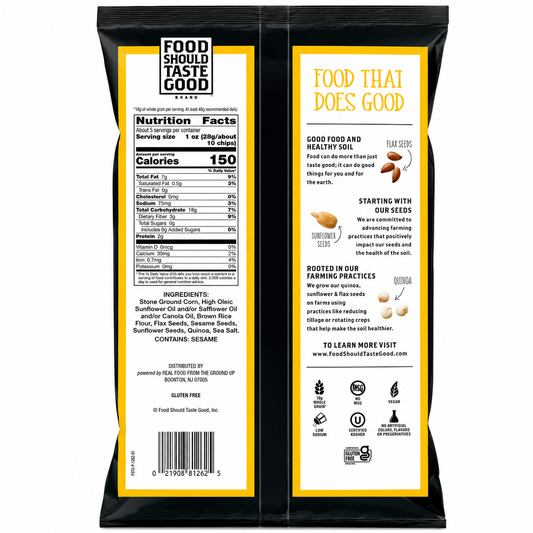 Food Should Taste Good Multigrain Tortilla Chips 5.5 oz Bag