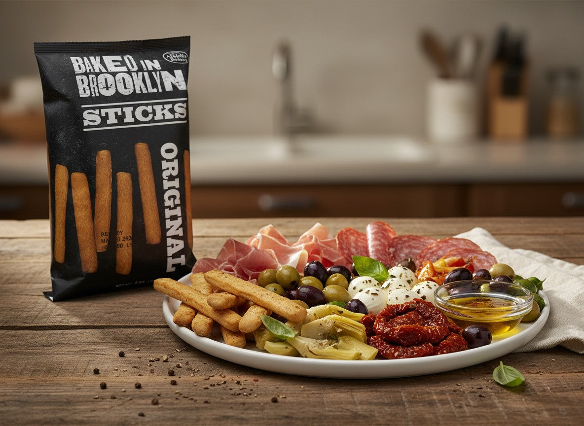 Baked in Brooklyn Deli Style Original Breadsticks 6 oz 6 Pack product image at Pops Trading Company