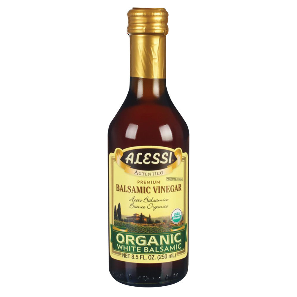 Alessi Organic White Balsamic Vinegar 8.5 oz - Alessi Italian Foods - Pops Trading Company