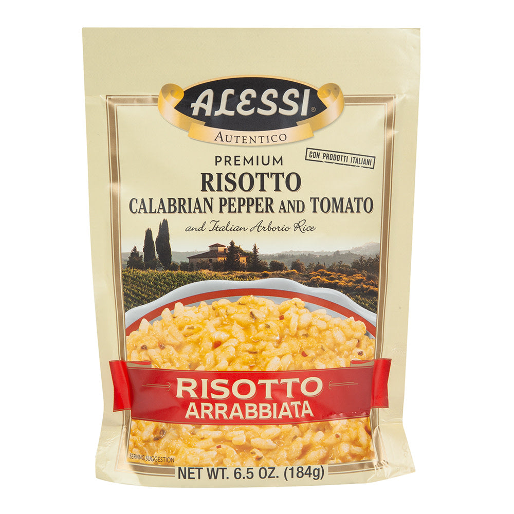 Alessi Risotto Arrabbiata 8 oz - Alessi Italian Foods - Pops Trading Company