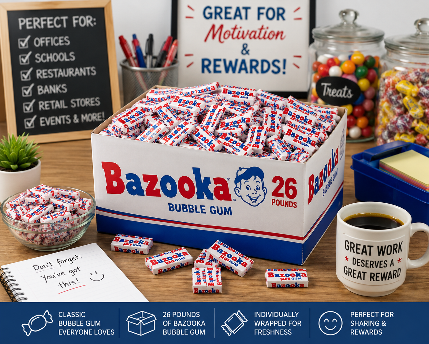 nan product image – Bazooka bubble gum and nostalgic candy