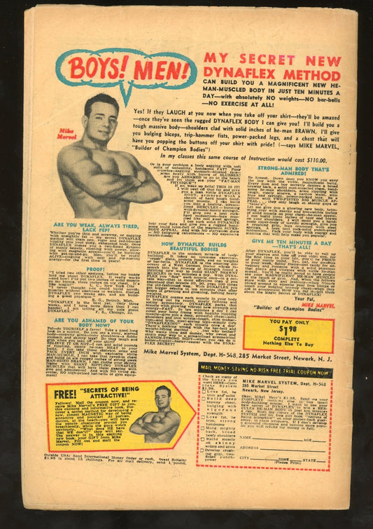 Tales of Suspense #76 (1966) back cover condition photo raw comic