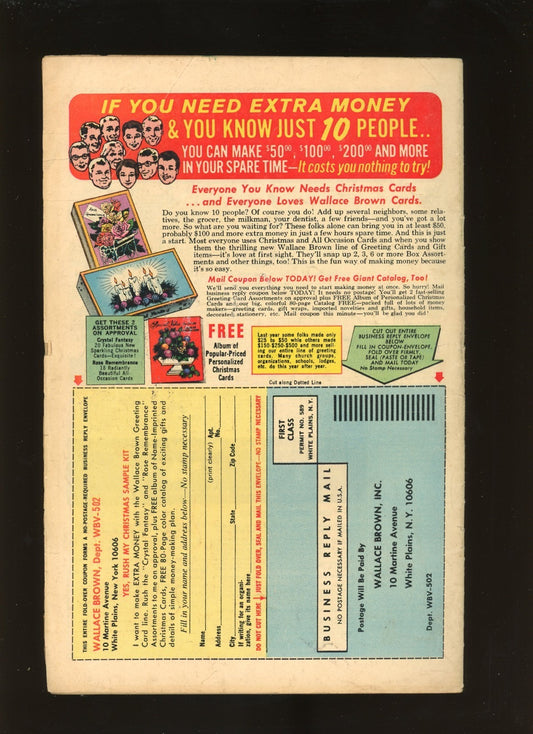 Captain America #118 (1969) back cover condition photo raw comic