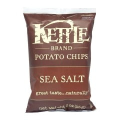 Kettle Brand Sea Salt Potato Chips 2 oz Bags bag - Sea Salt flavor
