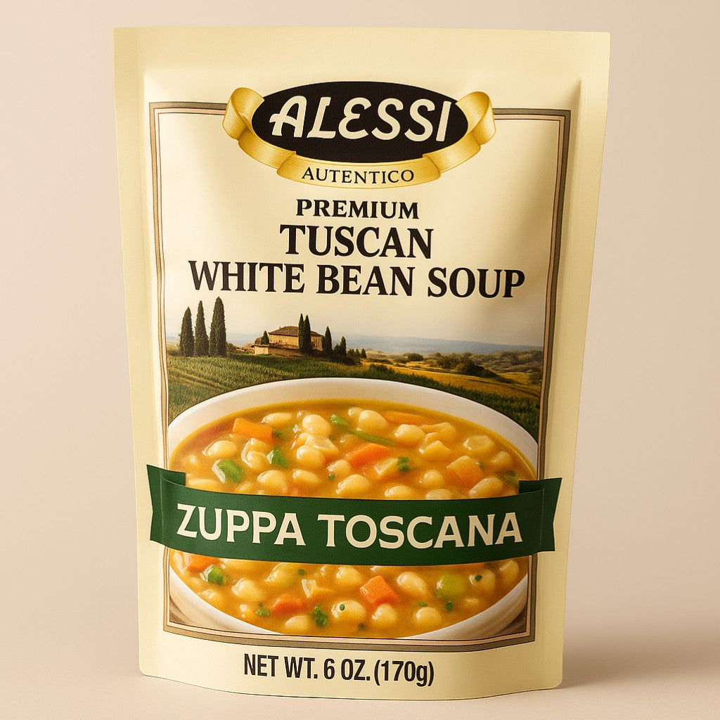 Alessi Zuppa Toscana Tuscan White Bean Soup Mix 6 oz product image - Pops Trading Company