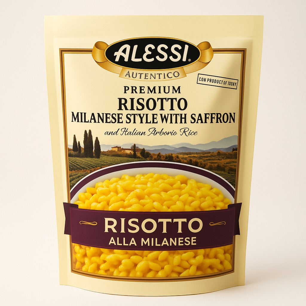 Alessi Risotto Milanese Style with Saffron 8 oz product image - Pops Trading Company