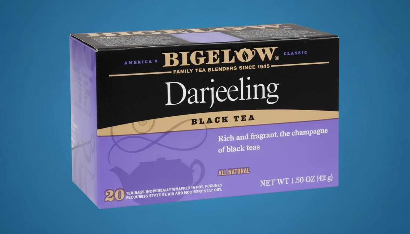 Bigelow Darjeeling Black Tea Tea Bags product image - Pops Trading Company