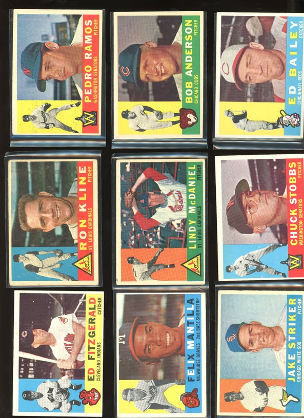 1960 Topps Baseball 20-Card Lot – Rookies & Stars Vintage