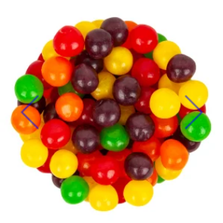 Gerominas Assorted Fruit Sours 1 lb product image from Gerominas at Pops Trading Company
