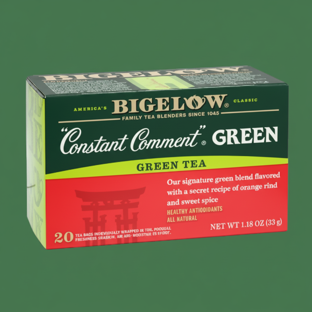 Bigelow Green Constant Comment Tea Tea Bags product image - Pops Trading Company