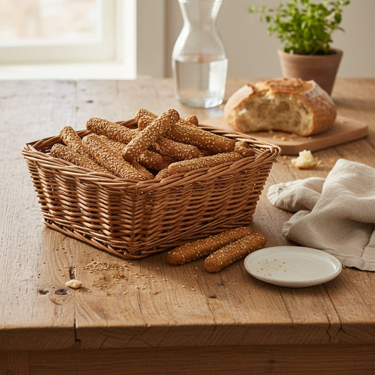 Baked in Brooklyn Sour Cream & Onion Pita Chips 6 oz 2 Pack product image at Pops Trading Company