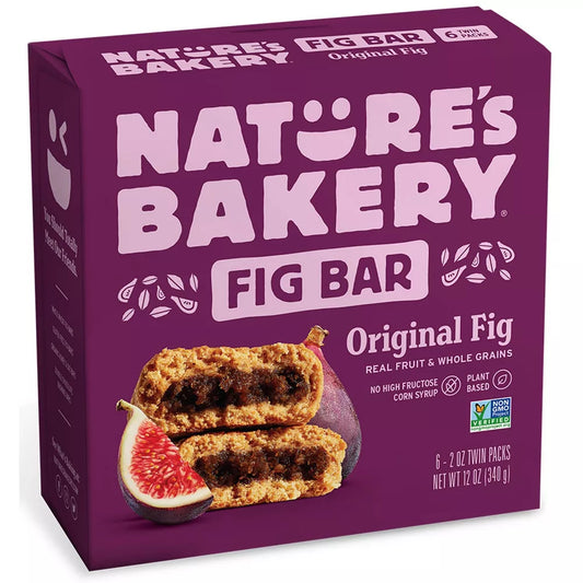 Nature's Bakery Whole Wheat Fig Bars, Original Fig 6 Bars