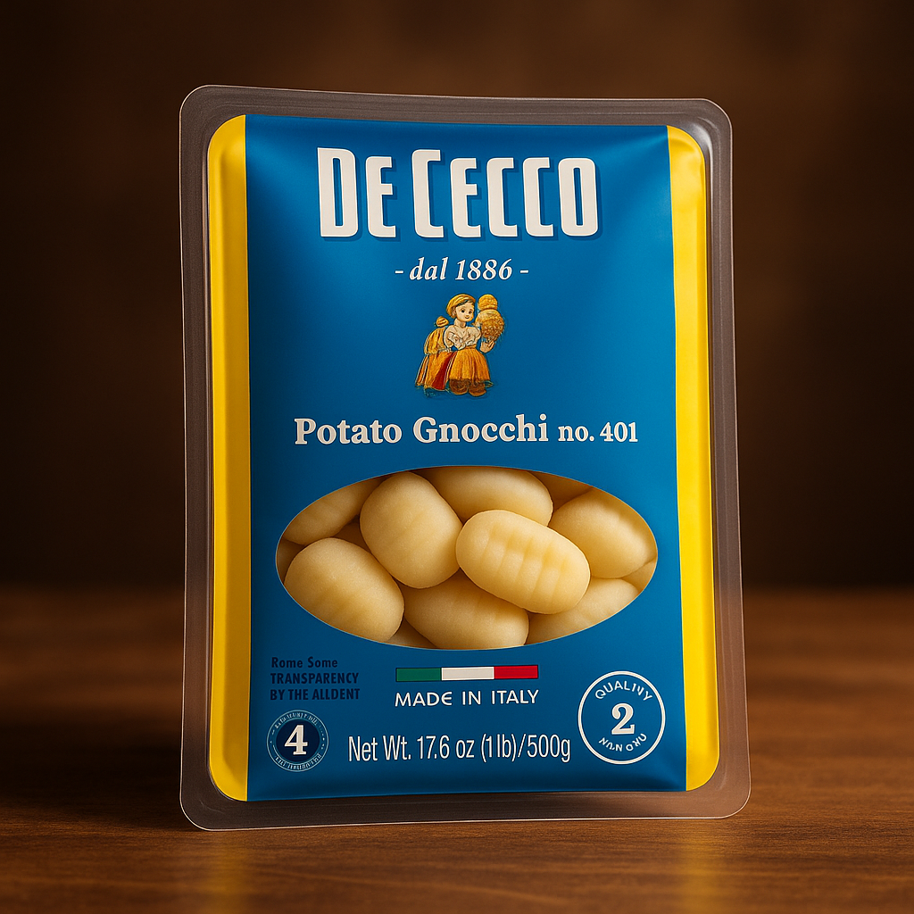 De Cecco Potato Gnocchi No. 401 17.5Oz – Imported Italian Pasta
