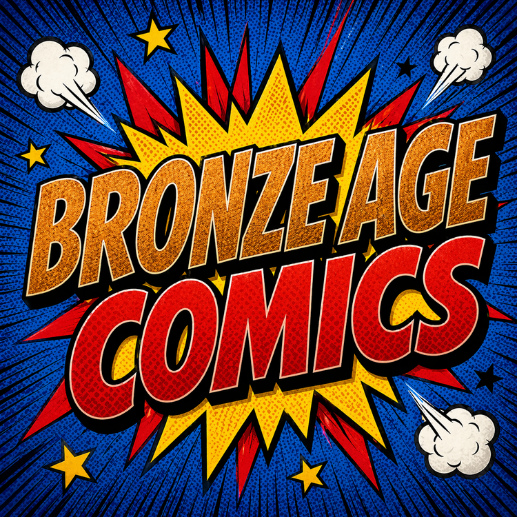 Bronze Age comic books from the 1970s and 1980s featuring collectible vintage comics
