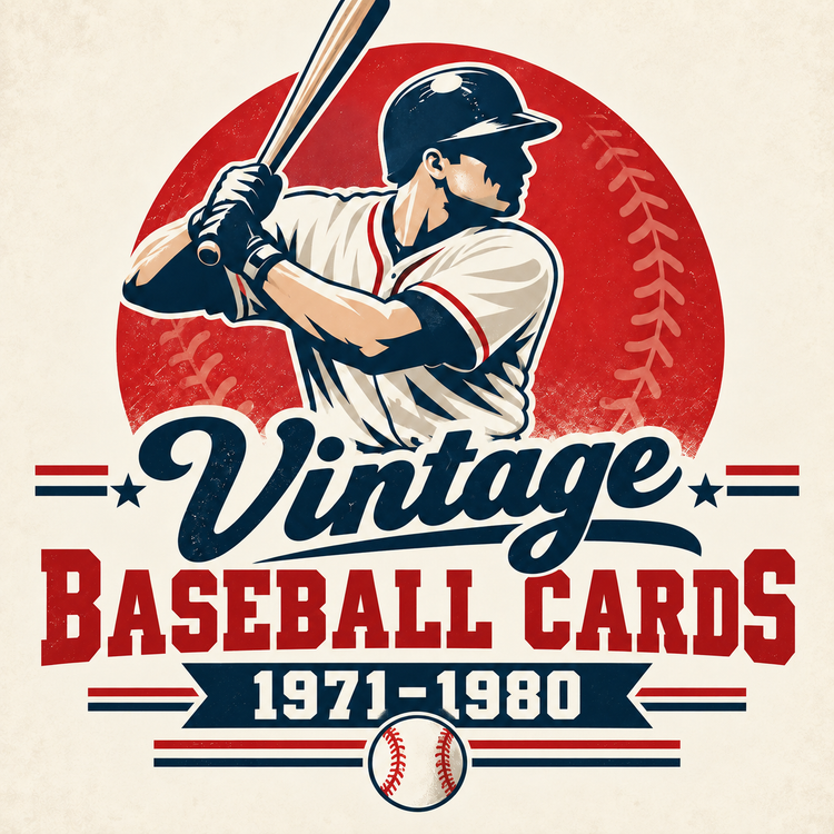 Vintage baseball cards from 1971 to 1980 collection