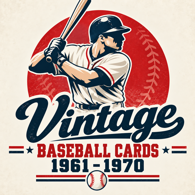 Vintage baseball cards from 1961 to 1970 collection