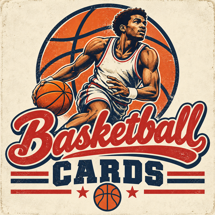 Basketball cards collection featuring vintage and modern collectible cards