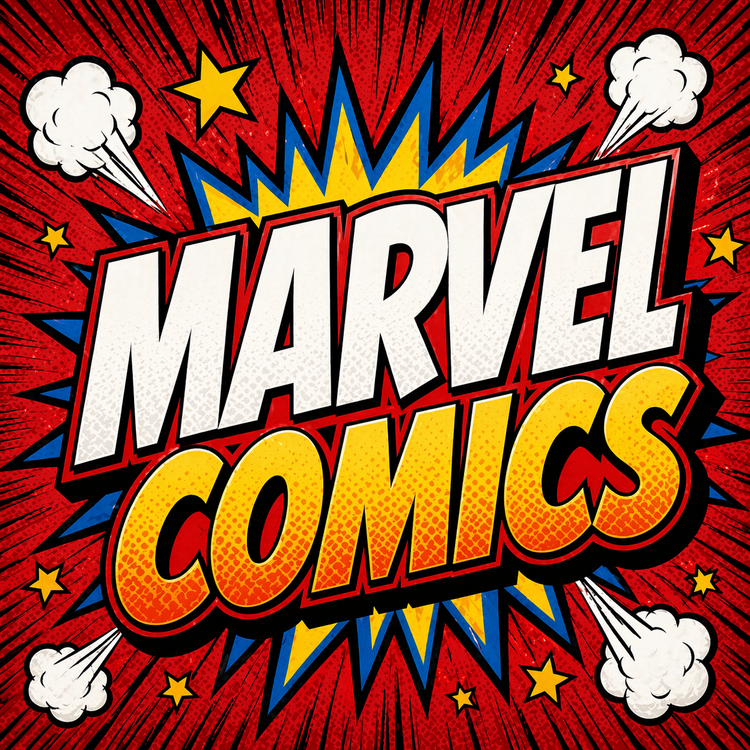 Marvel comic books featuring Spider-Man, X-Men, Avengers, and collectible superhero comics