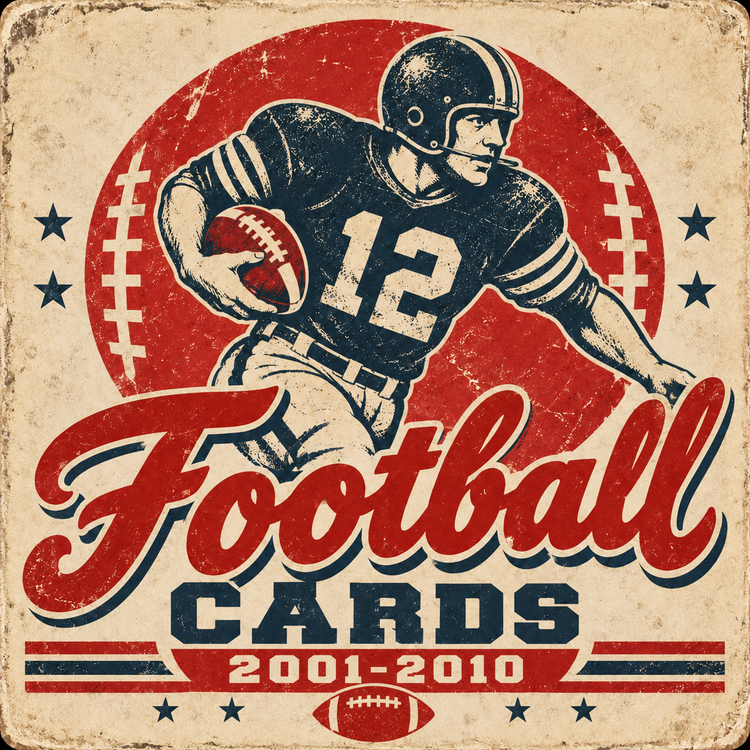 Football cards from 2001 to 2010 collection