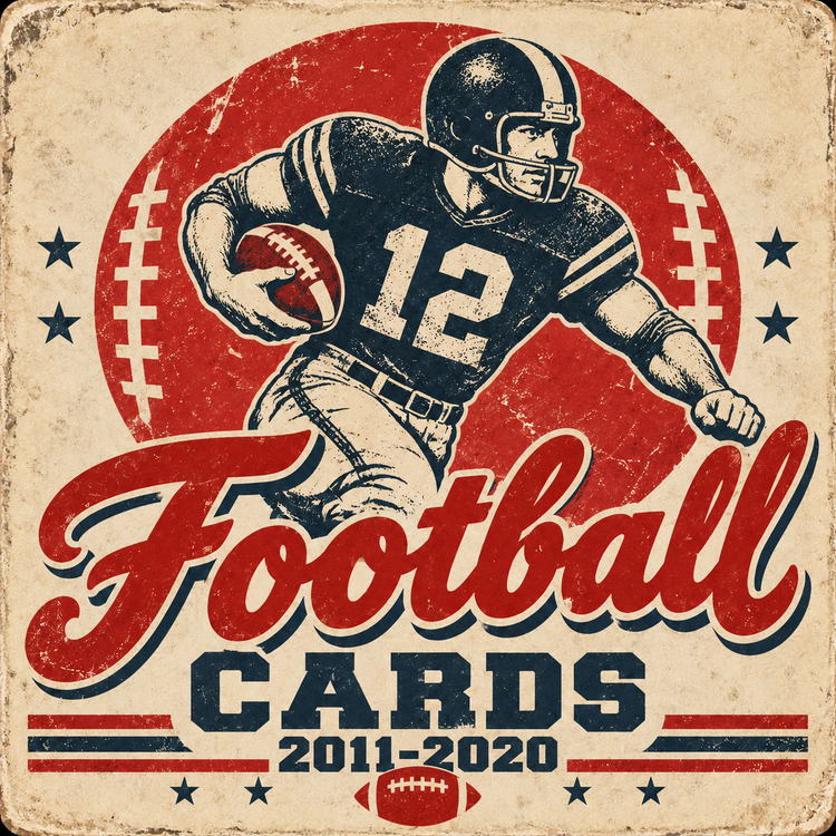 Football cards from 2011 to 2020 collection