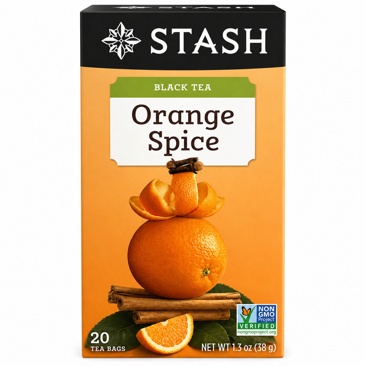 Stash Orange Spice Black Tea Bags 30ct product image at Pops Trading Company