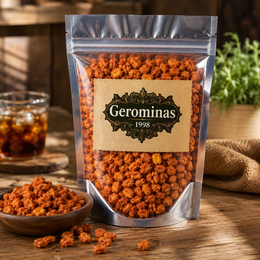 Gerominas BBQ Corn Nuts Roasted Corn Snacks