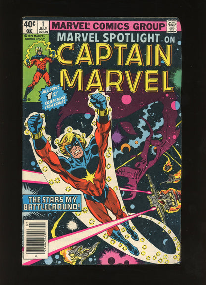 Marvel Spotlight on Captain Marvel #1 (1979) Marvel Newsstand