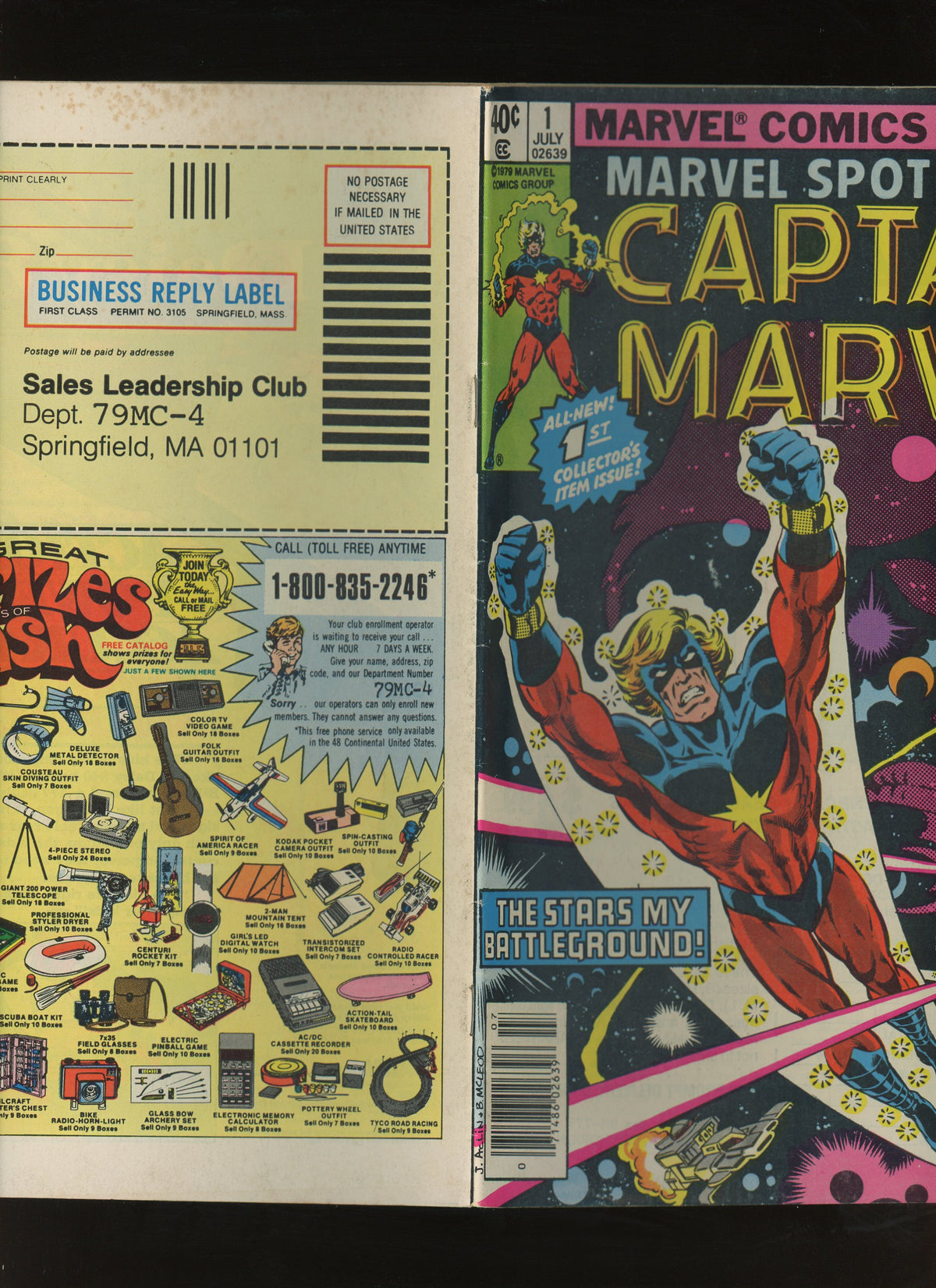 Marvel Spotlight on Captain Marvel #1 (1979) Marvel Newsstand