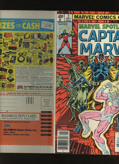 Marvel Spotlight on Captain Marvel #2 (1979) Marvel Newsstand
