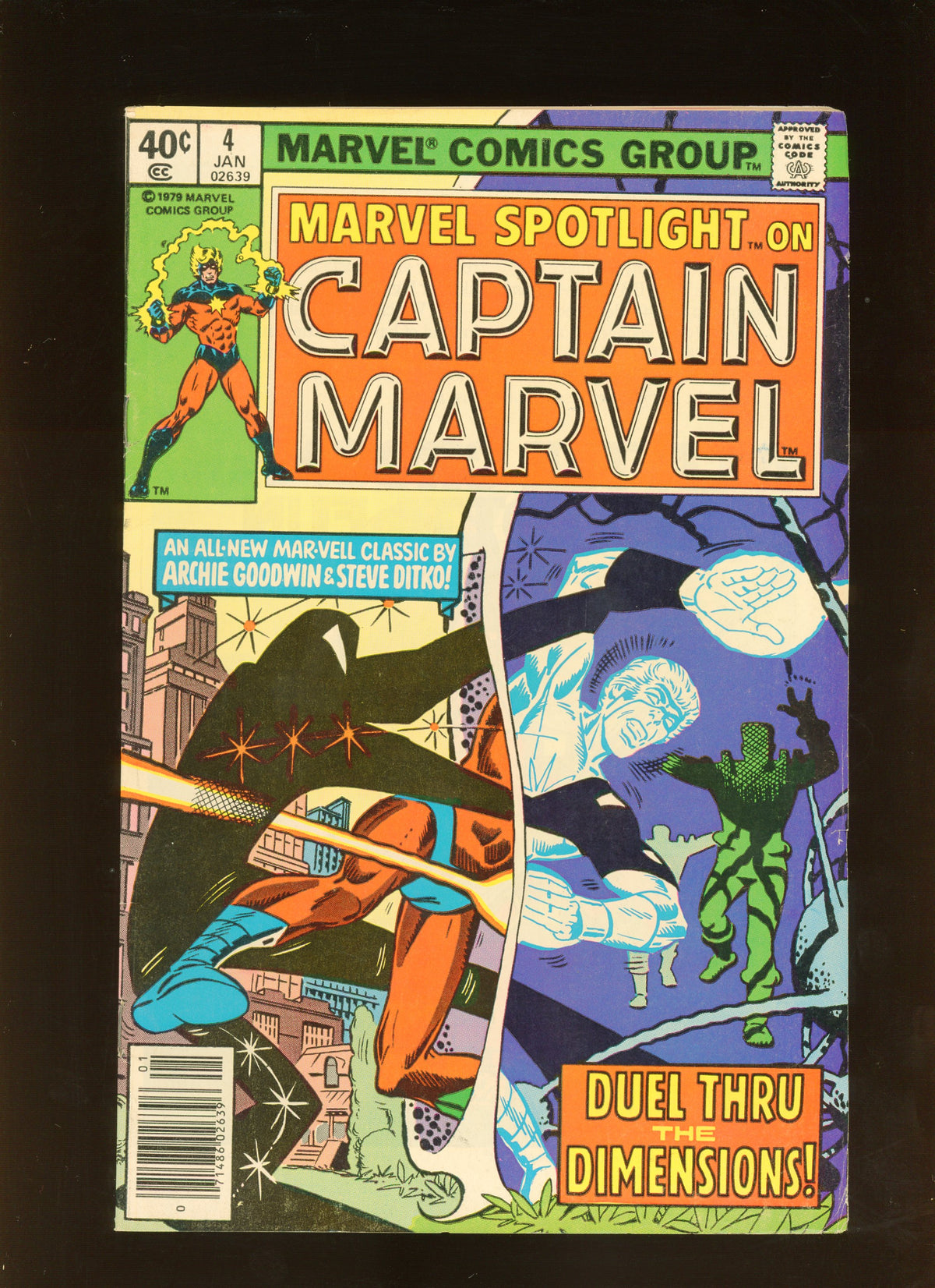 Marvel Spotlight on Captain Marvel #4 (1980) Steve Ditko Newsstand