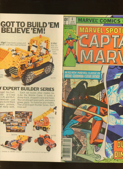 Marvel Spotlight on Captain Marvel #4 (1980) Steve Ditko Newsstand