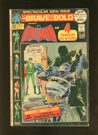 The Brave and the Bold #100 (1972) Batman Green Lantern Black Canary