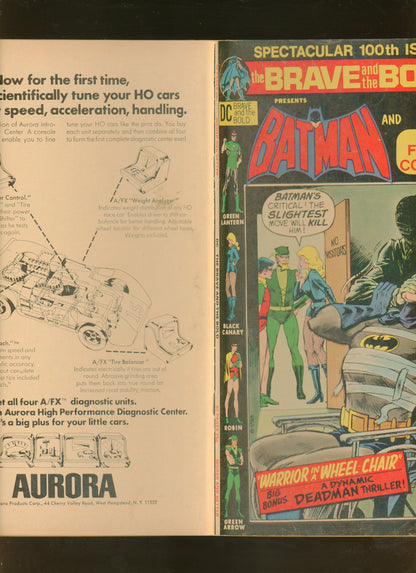 The Brave and the Bold #100 (1972) Batman Green Lantern Black Canary