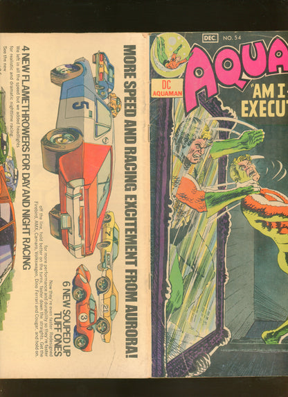 Aquaman #54 (1970) 1st Thanatos Nick Cardy Jim Aparo DC