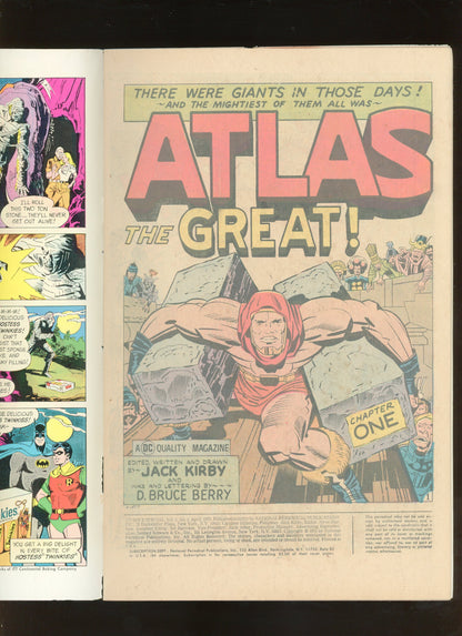 1st Issue Special #1 (1975) Atlas 1st Appearance Jack Kirby DC