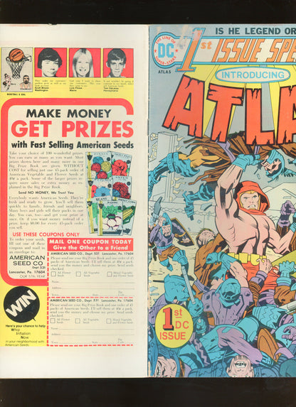 1st Issue Special #1 (1975) Atlas 1st Appearance Jack Kirby DC