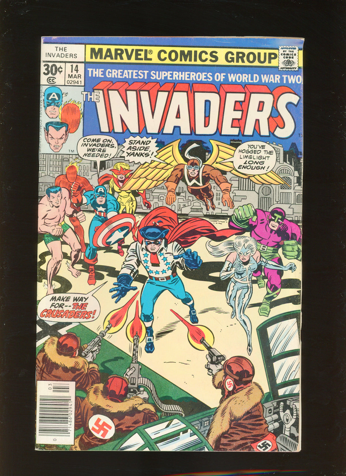 The Invaders #14 (1977) 1st Crusaders Marvel Newsstand