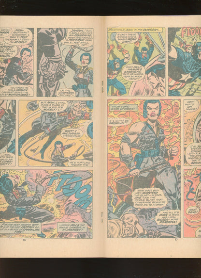The Invaders #17 (1977) 1st Warrior Woman Marvel Newsstand