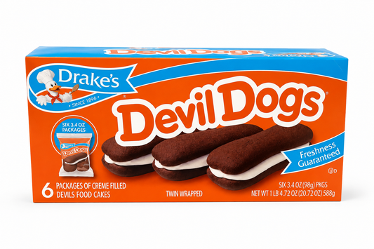 Drake's Devil Dogs Bigger Pack – 6 Twin Packs, 12 Cakes, 20.74 oz