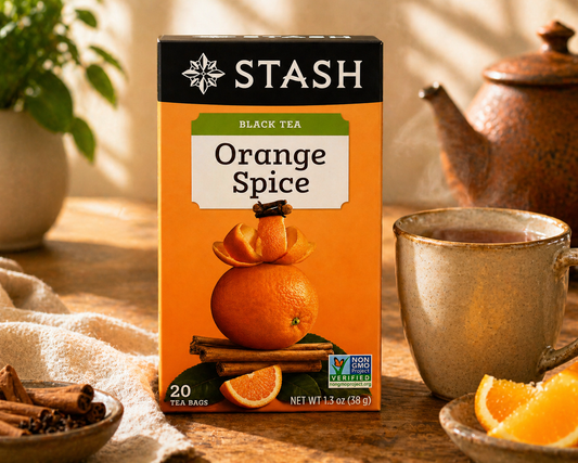 Stash Orange Spice Black Tea Bags 30ct product image at Pops Trading Company