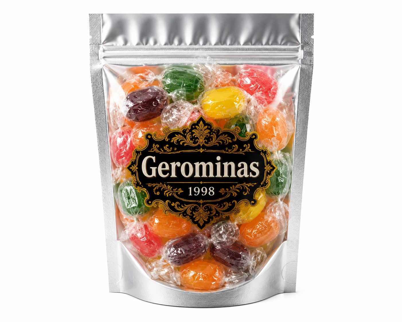Gerominas Assorted Fruit Barrels 8 oz product image from Gerominas at Pops Trading Company