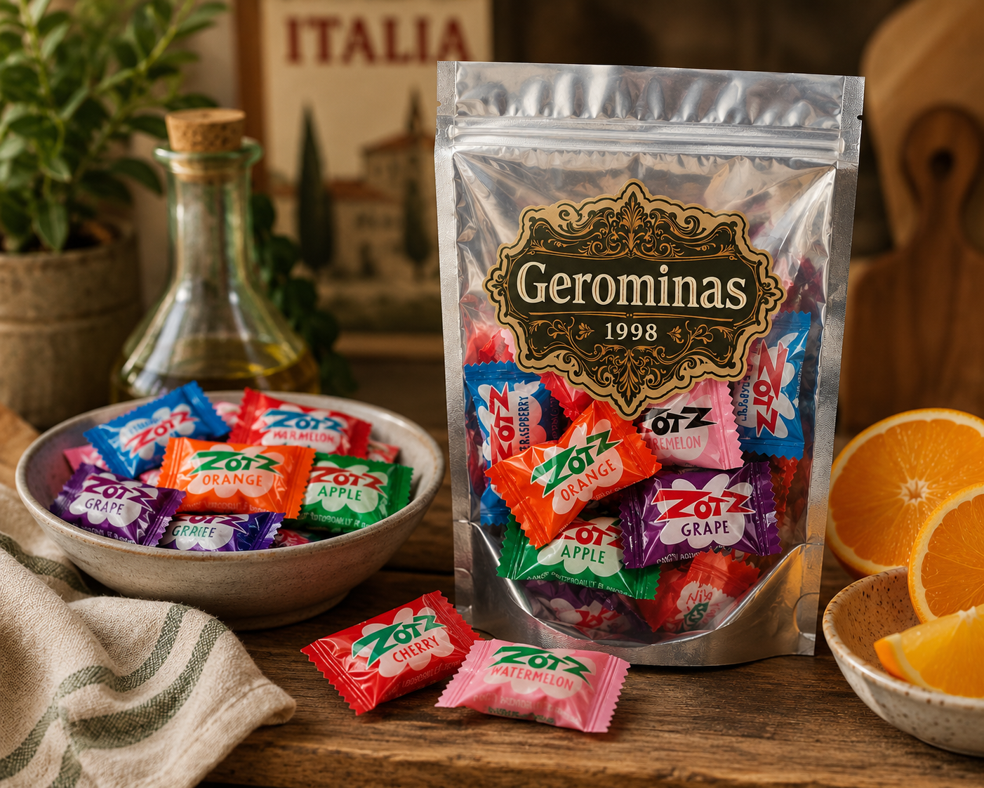 Gerominas ZOTZ Assorted Fizzy Candy 1 lb product image from Gerominas at Pops Trading Company