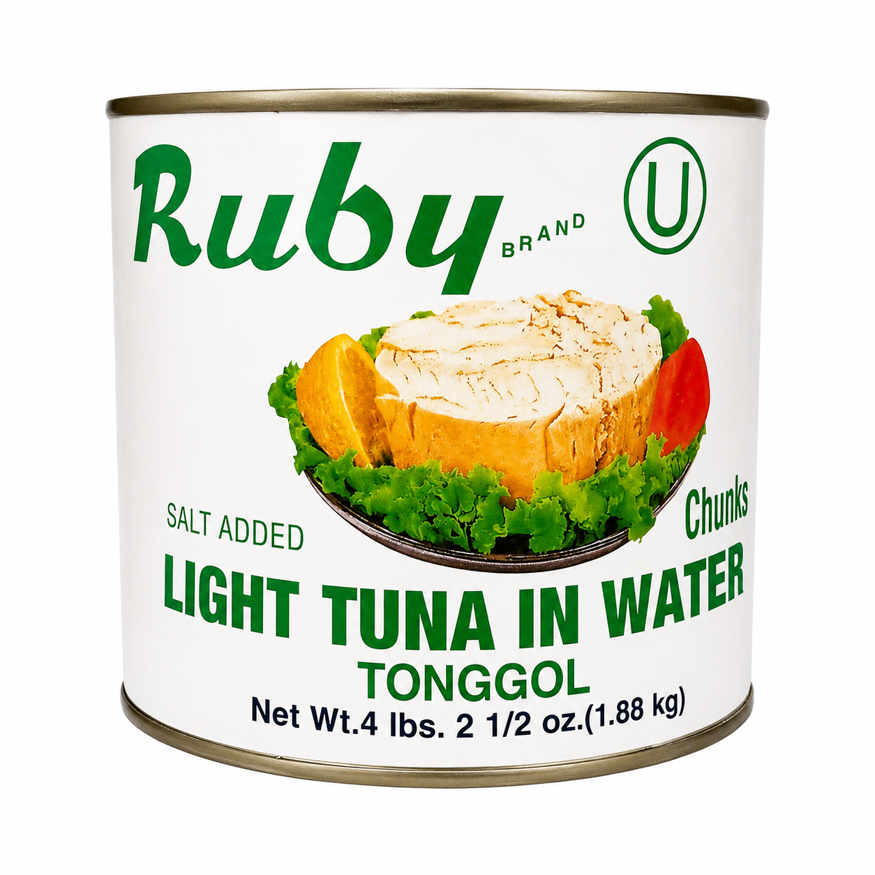 Ruby Tonggol Light Tuna in Water – Foodservice Can, 66.5 oz