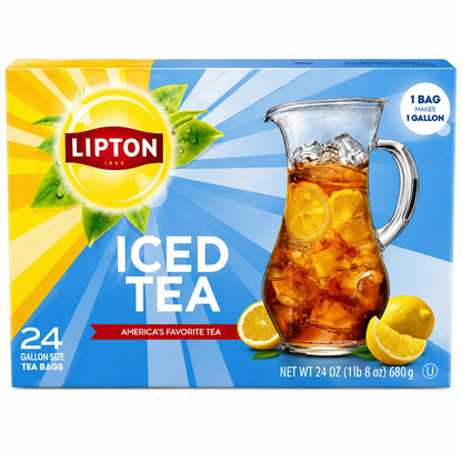 Lipton Iced Tea Gallon Size Tea Bags 24ct product image at Pops Trading Company