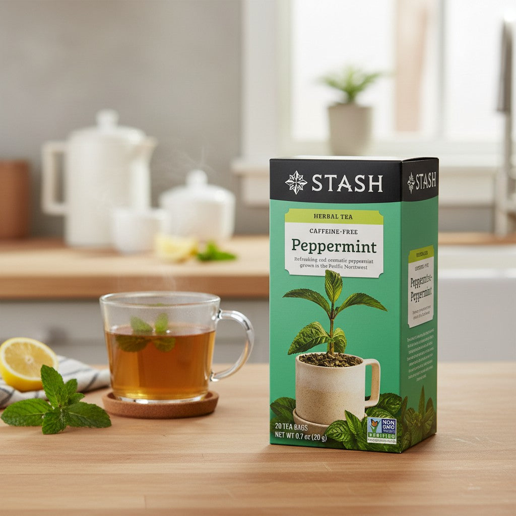 Stash Peppermint Herbal Tea Bags 30ct product image at Pops Trading Company
