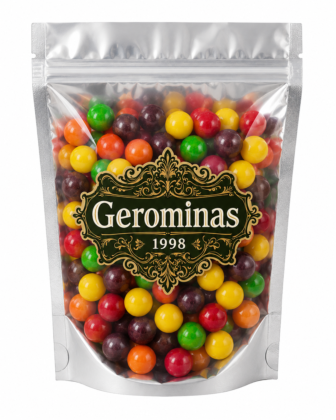 Gerominas Assorted Fruit Sours 8 oz product image from Gerominas at Pops Trading Company