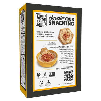 Food Should Taste Good Multigrain Pita Crackers 5 oz Box