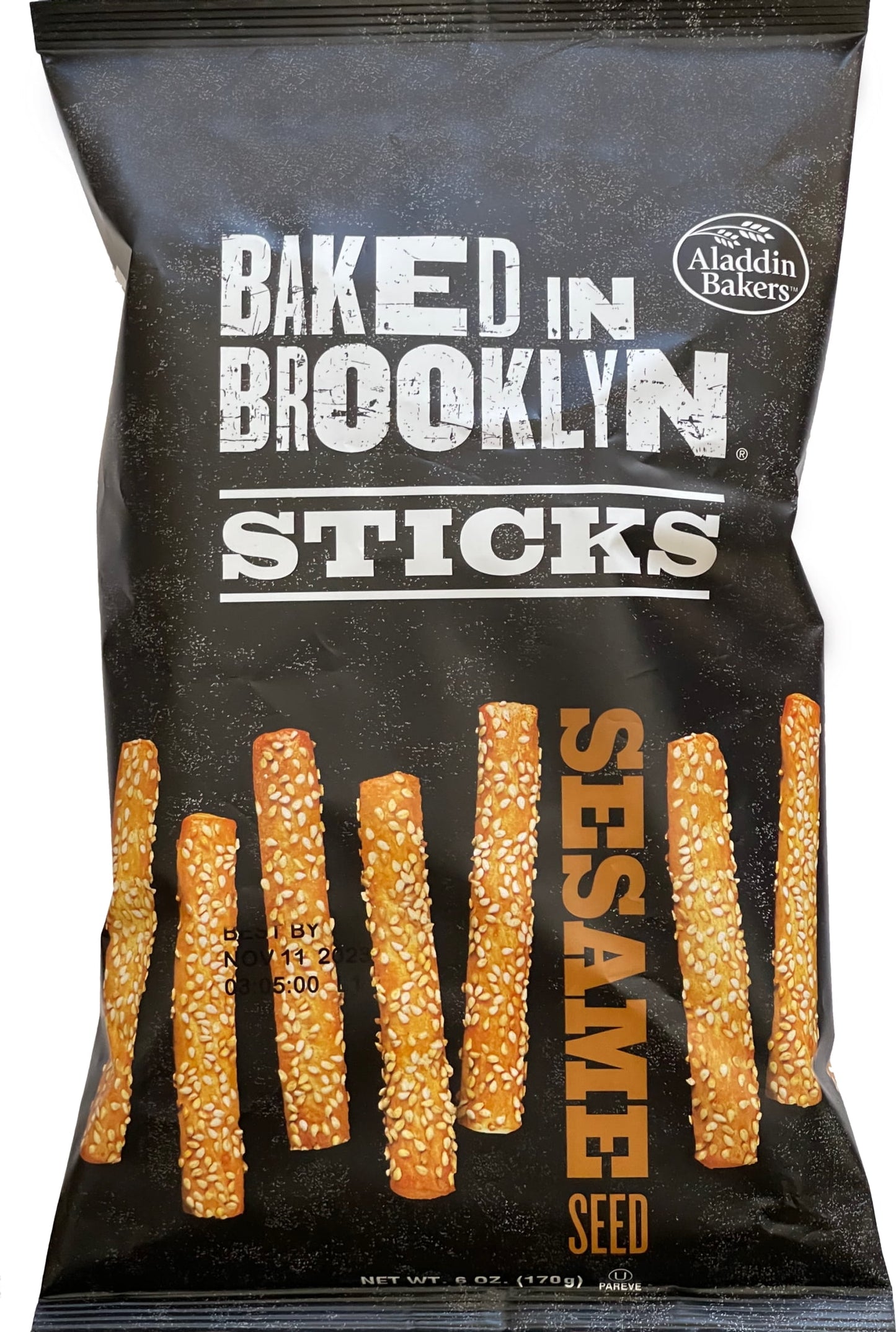 Baked in Brooklyn Deli Style Sesame Seed Breadsticks 6 oz 3 Pack product image at Pops Trading Company