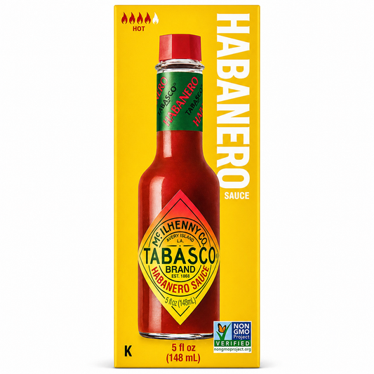 Tabasco Habanero Pepper Sauce 5oz by Tabasco product packaging